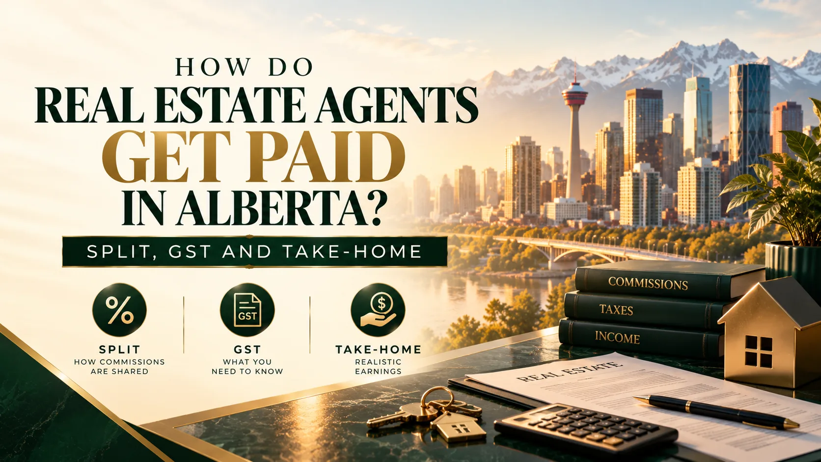 How real estate agents get paid in Alberta